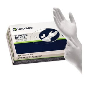 Sterling Nitrile Exam Gloves, Powder Free, Extra Large, Gray, 170/Box, #50709