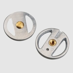 Whip Mix Metal Mounting Plates, Pack of 2, 96H2