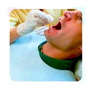 Tidi Products Surgery Bib with Cutout, Extra Large, 29" x 42", Blue, 50 per Pack