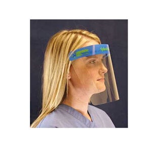 Unimed Splash Shield Lite Multi-Color Starter Kit, 7.5 in, Clear/Blue
