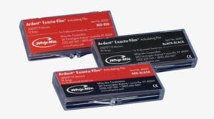 Whip Mix Exacta-Film Articulating Film, Red/Black, Unit Dose Pack of 3, #60206