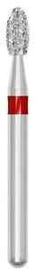 SS White Piranha Disposable Fine Grit FG Diamond Bur, Pack of 25