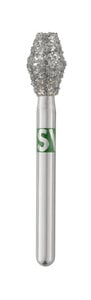 SS White Piranha Disposable Diamond Bur, FG, Coarse, Pack of 25