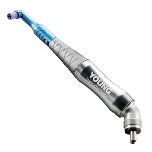 Young Dental Hygiene Handpiece, Silver, 4-Hole, 360° Rotating Nosecone, 1 Each, 410001
