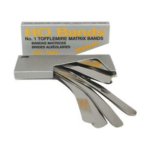 Young Dental Tofflemire Matrix Bands, #1 Regular, .001 Thickness, Pack of 100