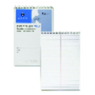 Sparco Steno Notebook, 6" x 9", Gregg Ruled, White, 60 Sheets, SPR 01408