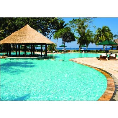 Summer 4-Up Laser Postcards, Tropical Pool, 5-1/2" W x 4-1/4" H, 100/Pkg