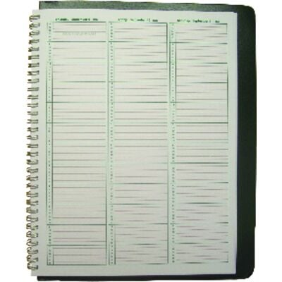 Regular Dated Wirebound Appointment Book, Week-In-View, 8-1/2" x 11", 10 Minute Intervals, 2027, Royal Blue