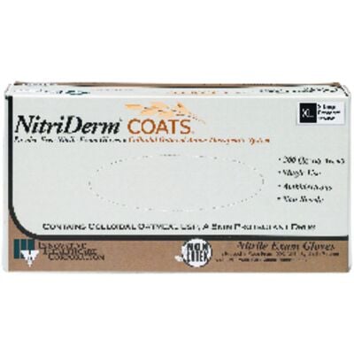 NitriDerm® COATS® Powder Free Nitrile Exam Gloves, Extra Large, White, 200/Box
