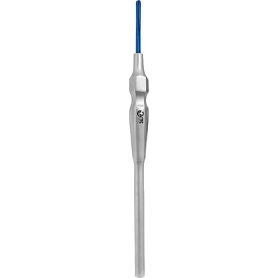 TBS Dental Serrated Periotome, Concave, Non-Flexible, Single End, Titanium Tip, 1/Pkg