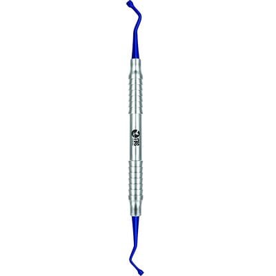 TBS Dental Bone Packer/Plugger, Serrated, Titanium-Coated Tips, Double End