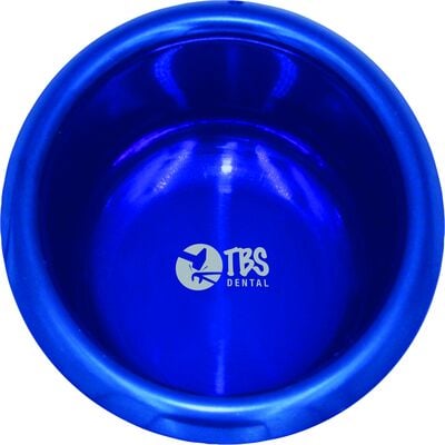 TBS Dental Titanium-Coated Stainless Steel Mixing Bowl, Blue, Single