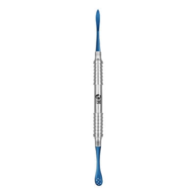 TBS Dental Surgical Periosteal Elevator #9, Molt, Perforated, Titanium-Coated Tips, Double End, 1/Pkg