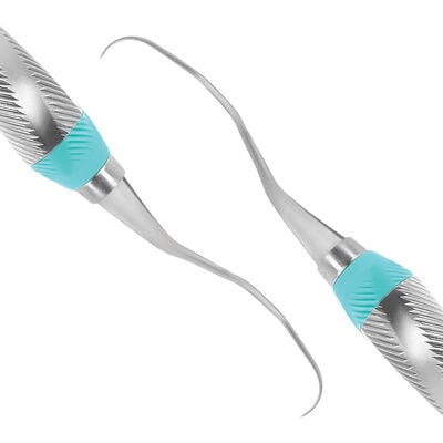 TBS Dental Explorer 11/12D, Double-Ended Sickle Explorer, Twist Handle, Latex-Free, 1/Pkg