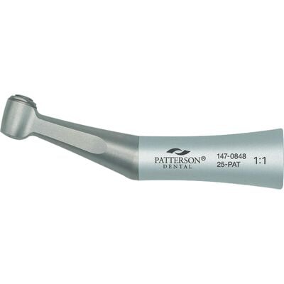 Patterson Low Speed Air Handpiece – Contra Angle, Push Button Autochuck, 1:1