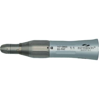Patterson Low Speed Air Handpiece, Straight Nose Cone, 1:1, 40,000 RPM