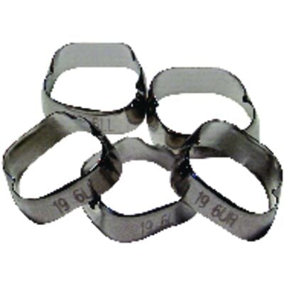 Patterson® Plain First Molar Bands – Upper Right, Size 13, 3/Pkg