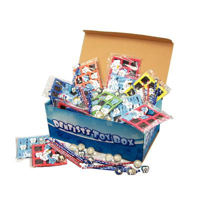 Quality Dental-Themed Toy Box, 100 Pieces/Box