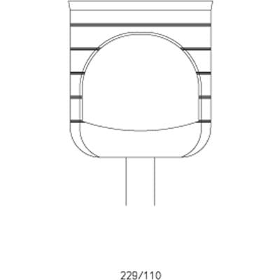 Meisinger Trephine Control Bone Replacing System 229-110-RAL, 11.0mm ID / 12.0mm OD, 10mm Length, RA Shank, Long