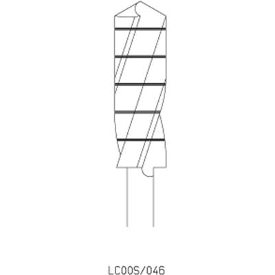 Meisinger Lift-Control Bone Raising System Twist Drill, RA, 4.6 mm Diameter, #LC00S-046-RA