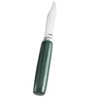 Patterson® Buffalo Style Lab Knife, Single End - No. 3, Green Enamel, 1/Pkg