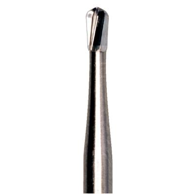 Patterson® Carbide Bur, FG Standard, Pear Shape #329, 0.6 mm Diameter, 1.7 mm Length, 10/Pkg, PCHM0329FG