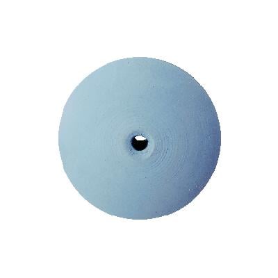 Meisinger Universal Flexible Polisher, Knife Edge, Light Blue, High Shine, 22.0 mm Diameter, Unmounted, 10/Pkg, ISO 9683P