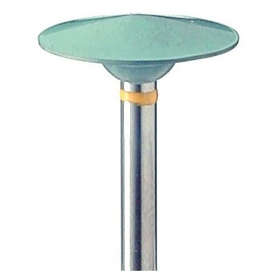 Meisinger Universal Flexible Polisher, Knife Edge, Light Green, High Shine, 12.0 mm Diameter, HP, 5/Pkg, ISO# 9982H
