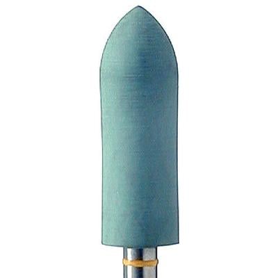 Meisinger Universal Flexible Polisher, Cylinder Pointed End, Light Green, High Shine, 4.5 mm Diameter, HP, 5/Pkg, ISO# 9983H
