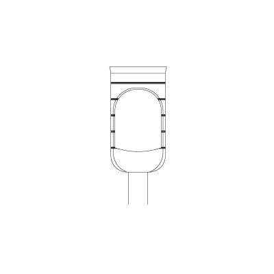 Meisinger Transfer Control Trephine, HP Shank, 6.0 mm Diameter, Size #229L-060-HP, 1/Pkg