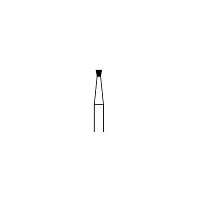 Piranha® Single Patient Use Diamond Bur, Inverted Cone FG, Medium Grit, 1.2 mm Diameter, 25/Pkg, #805-012M