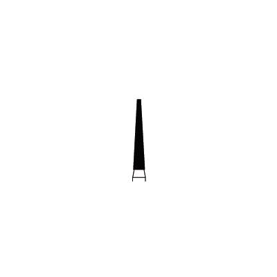 Piranha® Single Patient Use Diamond Bur, Needle FG, Fine Grit, 1.4 mm Diameter, 25/Pkg, #859-014F