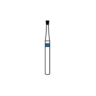 Patterson® Diamond Instrument FG, Inverted Cone, Medium Grit, Blue Ring, #805-012, 1.2 mm Diameter