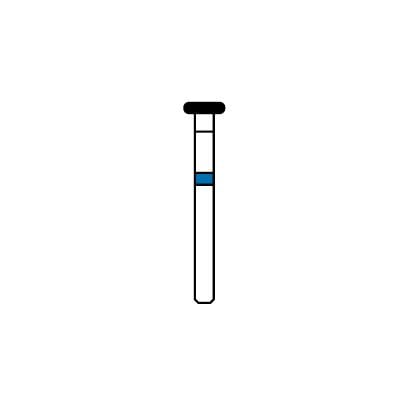 Patterson® Diamond Instrument FG, Wheel Shape, Medium Grit, Blue Ring, #909-035, 3.5 mm Diameter, 1/Pkg