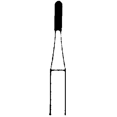 SS White FG Surgical Length Carbide Bur #1557, Straight Fissure Cross Cut, Round End, 1.0 mm Head Diameter, 5/Pkg, 14059-5
