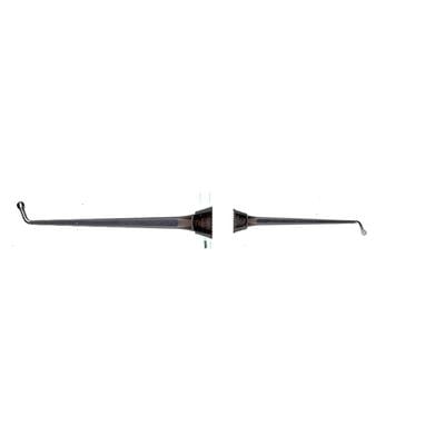 Nordent Excavator #6, Anterior Spoon, 3 mm Shank, 65° Angle, Standard Handle, Stainless Steel, Double End
