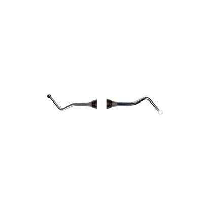 Nordent Excavator #14, Long Spoon, Double-Ended, 2.4 mm Tip, Stainless Steel, REC14