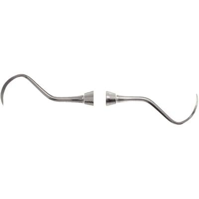 Nordent Universal Sickle Classic Scaler, Double End, 129 #4 Anterior/Posterior, 440A Stainless Steel
