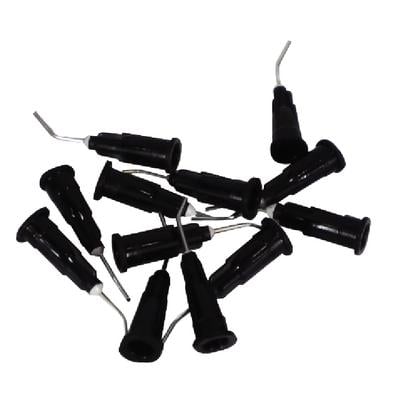 Patterson® Prebent Applicator/Dispensing Tips, 20 Gauge, Black, 125/Pkg