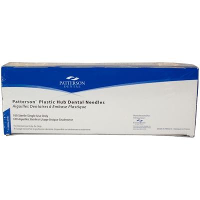 Patterson® Disposable Plastic Hub Needles, 30 Gauge, Short (25 mm), Blue, 100/Box, PP57830