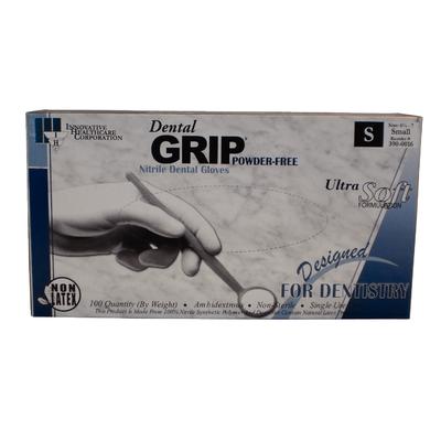 Dental Grip® White Nitrile Exam Gloves, Powder Free, Non-Sterile, Small, 100/Box