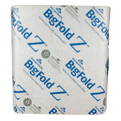 BigFold Z® Premium C-Fold Paper Towels, White, 8" x 11", 260 Towels/Pkg, 10 Pkgs/Case