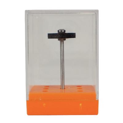 Meisinger Diamond Flexible Polisher for Porcelain and Ceramics, Wheel, Extra Coarse, Black/Orange, 17.0 mm Diameter, Handpiece, 1/Pkg, ISO 9752H
