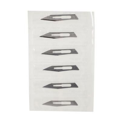 Bard-Parker Carbon Steel Scalpel Blades, Size 25, Nonsterile, Individually Packaged, 6/Pkg