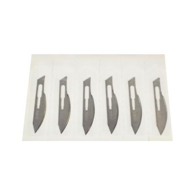 Bard-Parker Carbon Steel Scalpel Blades, Size 24, Nonsterile, Individually Packaged, 6/Pkg