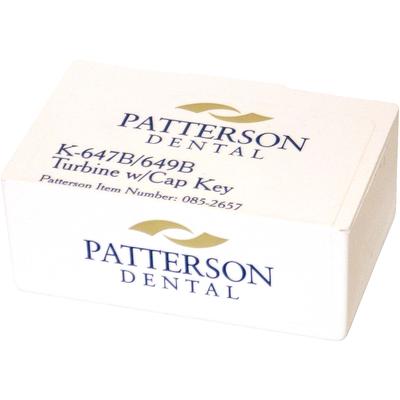 Patterson® Replacement Turbine with Cap Key for KaVo 647B/649B Handpieces, Push Button Autochuck, Ceramic Radial Bearing, 1/Pkg