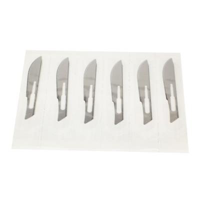 Bard-Parker Carbon Steel Scalpel Blades, Size 22, Nonsterile, 6/Pkg