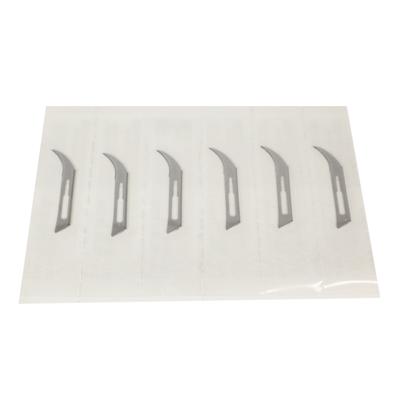Bard-Parker Carbon Steel Scalpel Blades, Size 12, Nonsterile, Individually Packaged, 6/Pkg