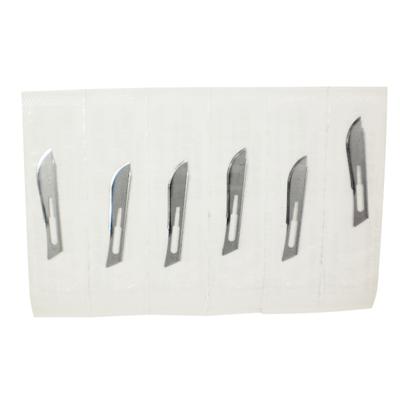Bard-Parker Carbon Steel Scalpel Blades, Size 10, Nonsterile, 6/Pkg
