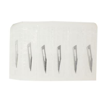 Bard-Parker Carbon Steel Scalpel Blades, Size 11, Nonsterile, Individually Packaged, 6/Pkg
